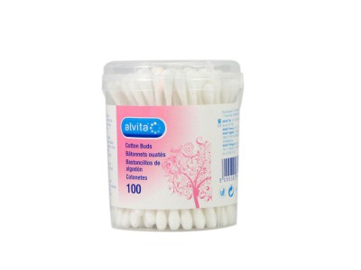 Alvita Bastoncillos 100 uds. Alvita Bastoncillos 100 uds.