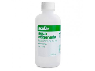 Agua oxigenada pelo