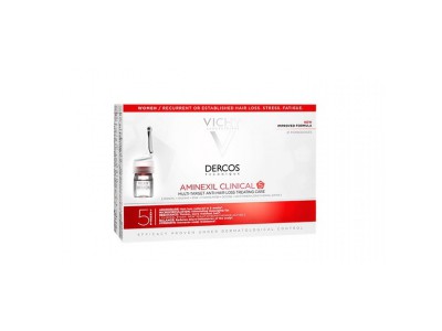 Vichy Dercos Aminexil Mujer Clinical 5 21x6ml Vichy Dercos Aminexil Mujer Clinical 5 21x6ml