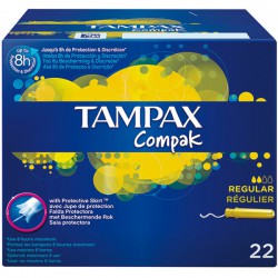 Tampax Compak Tampon Regular 22 uds.