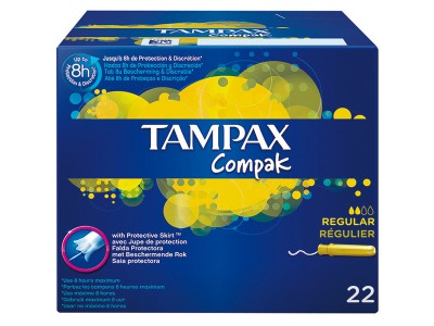 Tampax Compak Tampon Regular 22 uds.