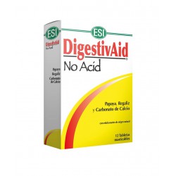 Digestivaid No Acid 12 Tabletas Masticables