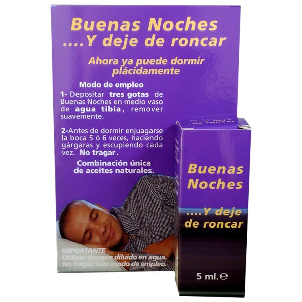 Venta de Buenas Noches y Deje de Roncar Frasco 5ml