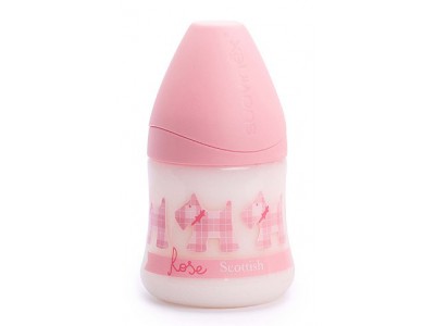 Suavinex Biberón Rosa Perritos Scottish 150ml Látex Suavinex Biberón Rosa Perritos Scottish 150ml Látex