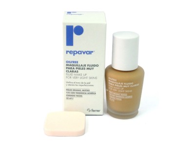 Repavar Oilfree Maquillaje Fluido Piel Muy Clara 35ml