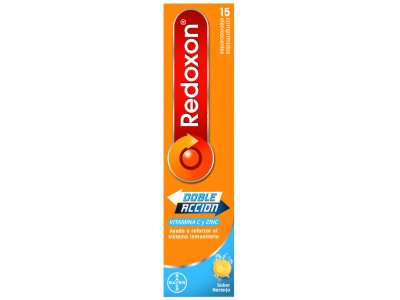Redoxon Doble Acción 15 Comprimidos Efervescentes Naranja