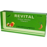 Revital ginseng + jalea real + vitamina c 20 ampollas bebibles