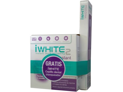 iWhite Pack Instant 2 Blanqueador Dental 10 Moldes + Regalo Cepillo Blanqueador iWhite Pack Instant 2 Blanqueador Dental 10 Moldes + Regalo Cepillo Blanqueador