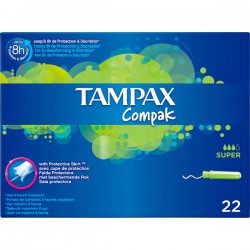 Tampax Compak Tampón Super 22 uds.