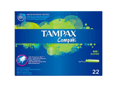 Tampax Compak Tampón Super 22 uds.