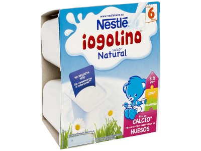 Nestlé Iogolino Yogur Natural 4x100g