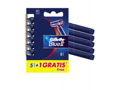Gillette Maquinilla Desechable Blue II 5 + 1 Gillette Maquinilla Desechable Blue II 5 + 1