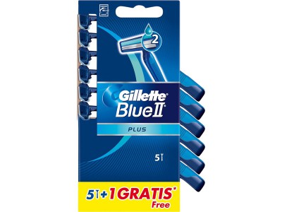 Gillette Maquinilla Desechable Blue II 5+1 Plus