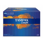 Tampax compak super plus 24 unidades