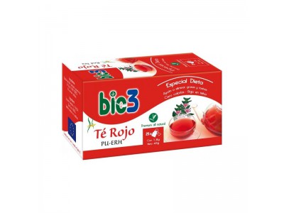 Bie 3 Te Rojo Pu-Erh 25 Bolsitas Infusión Bie 3 Te Rojo Pu-Erh 25 Bolsitas Infusión