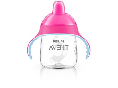 Philips Avent Taza Magic Antigoteo +18m Rosa 260ml