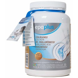 Epaplus Colágeno + Hialurónico + Magnesio Sabor Vainilla 325g