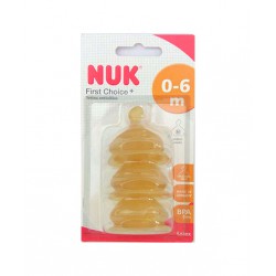 Nuk Tetina Fc Anticólico Orificio Medio 0-6m 3 uds.
