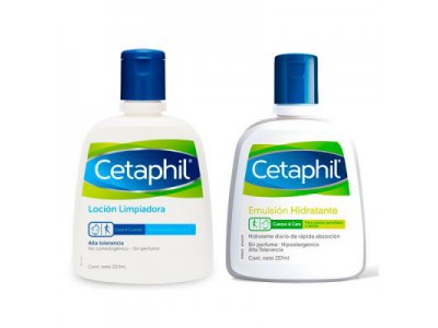 Cetaphil Pack Loción Limpiadora 237ml + Emulsión 237ml