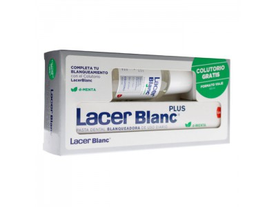 Lacer Pasta Dental Blanc Plus Menta 125ml + Colutorio Gratis 100ml
