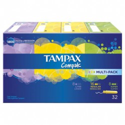 Tampax Compak Multipack 32 uds.