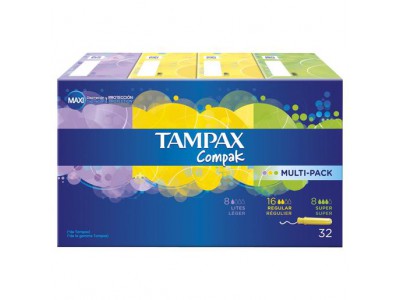 Tampax Compak Multipack 32 uds. Tampax Compak Multipack 32 uds.