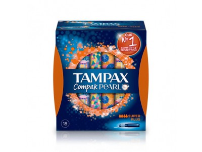 Tampax Compak Pearl Super Plus 18 uds.