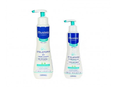 Mustela Stelatopia Gel Baño 500ml + Bálsamo Emoliente 300ml Mustela Stelatopia Gel Baño 500ml + Bálsamo Emoliente 300ml
