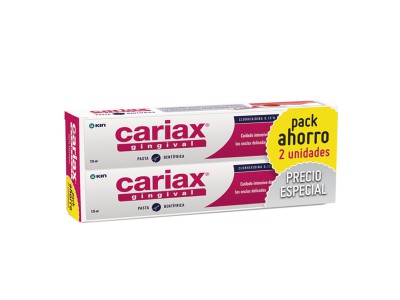 Cariax Pasta Dental Gingival 125ml 2 uds.