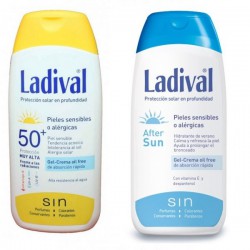 Ladival Solar Piel Sensible o Alérgica SPF50 200ml + After Sun 200ml