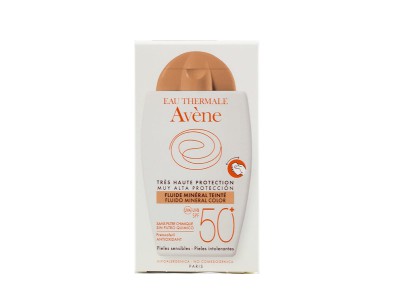 Avene Fluido Mineral SPF50 Con Color Sin Perfume 40ml Avene Fluido Mineral SPF50 Con Color Sin Perfume 40ml