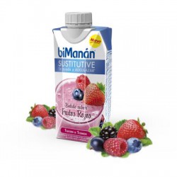 Bimanan Sustitutive Batido Frutos Rojos 330ml