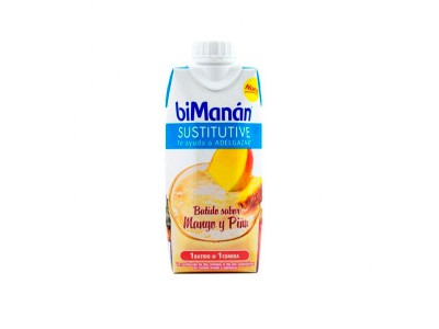 Bimanan Sustitutive Batido Mango Y Piña 330ml