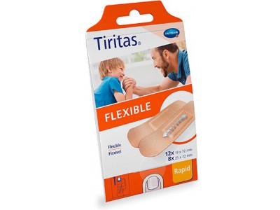 Hartmann Tiritas Tela Elásticas Rapid 20 uds. Hartmann Tiritas Tela Elásticas Rapid 20 uds.