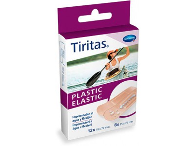 Hartmann Tiritas Plastic Elastic 20 uds. 2 Tamaños