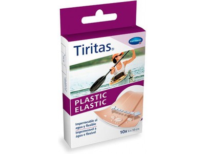 Hartmann Tiritas Plastic Elastic Recortables 10 uds. de 6x10cm Hartmann Tiritas Plastic Elastic Recortables 10 uds. de 6x10cm