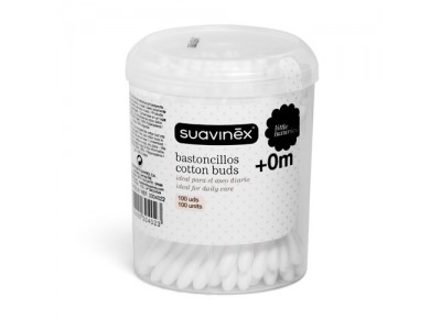 Suavinex Bastoncillos de Algodón 100 uds. Suavinex Bastoncillos de Algodón 100 uds.