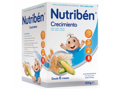 Nutriben Crecimiento Cereales 600g