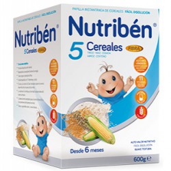 Nutriben 5 Cereales Fibra 600g