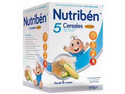 Nutriben 5 Cereales Fibra 600g Nutriben 5 Cereales Fibra 600g