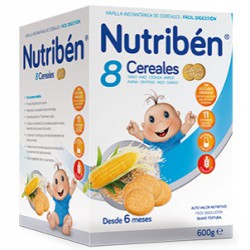 Nutriben 8 Cereales Galletas Maria 600g