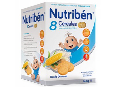 Nutriben 8 Cereales Galletas Maria 600g