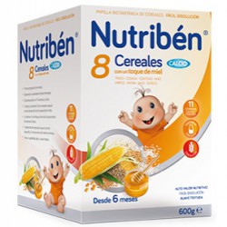 Nutriben 8 Cereales Miel Calcio 600g