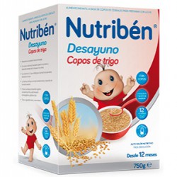 Nutriben Desayuno Copos de Trigo 750g