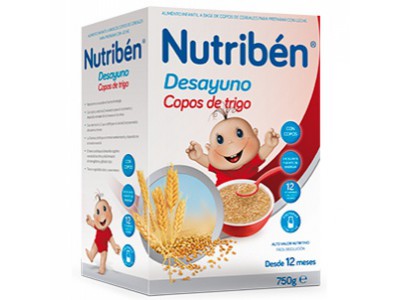 Nutriben Desayuno Copos de Trigo 750g