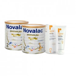 Novalac Premium 2 Duplo 800 g 2 uds + Regalo Repavar crema pañal 75ml