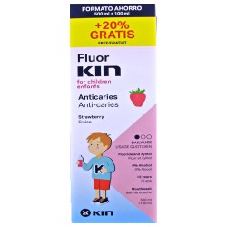 Kin Fluor Infantil Anticaries Fresa 600ml