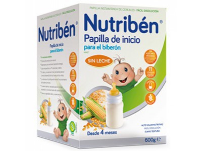 Nutriben Inicio Biberón Papilla Sin Gluten 600g