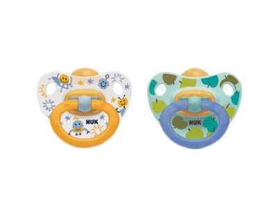 Nuk Happy Kids Chupete Látex 0-6 meses 2 uds