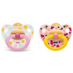 Nuk Happy Kids Chupete Látex 6-18 meses 2 uds